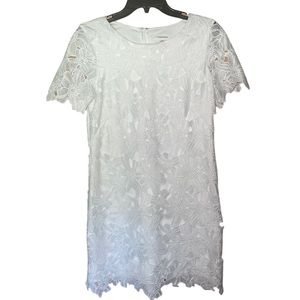 NWOT Calvin Klein White Lace Dress
